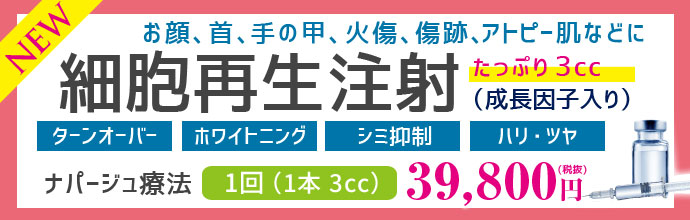 細胞再生注射(成長因子入り)